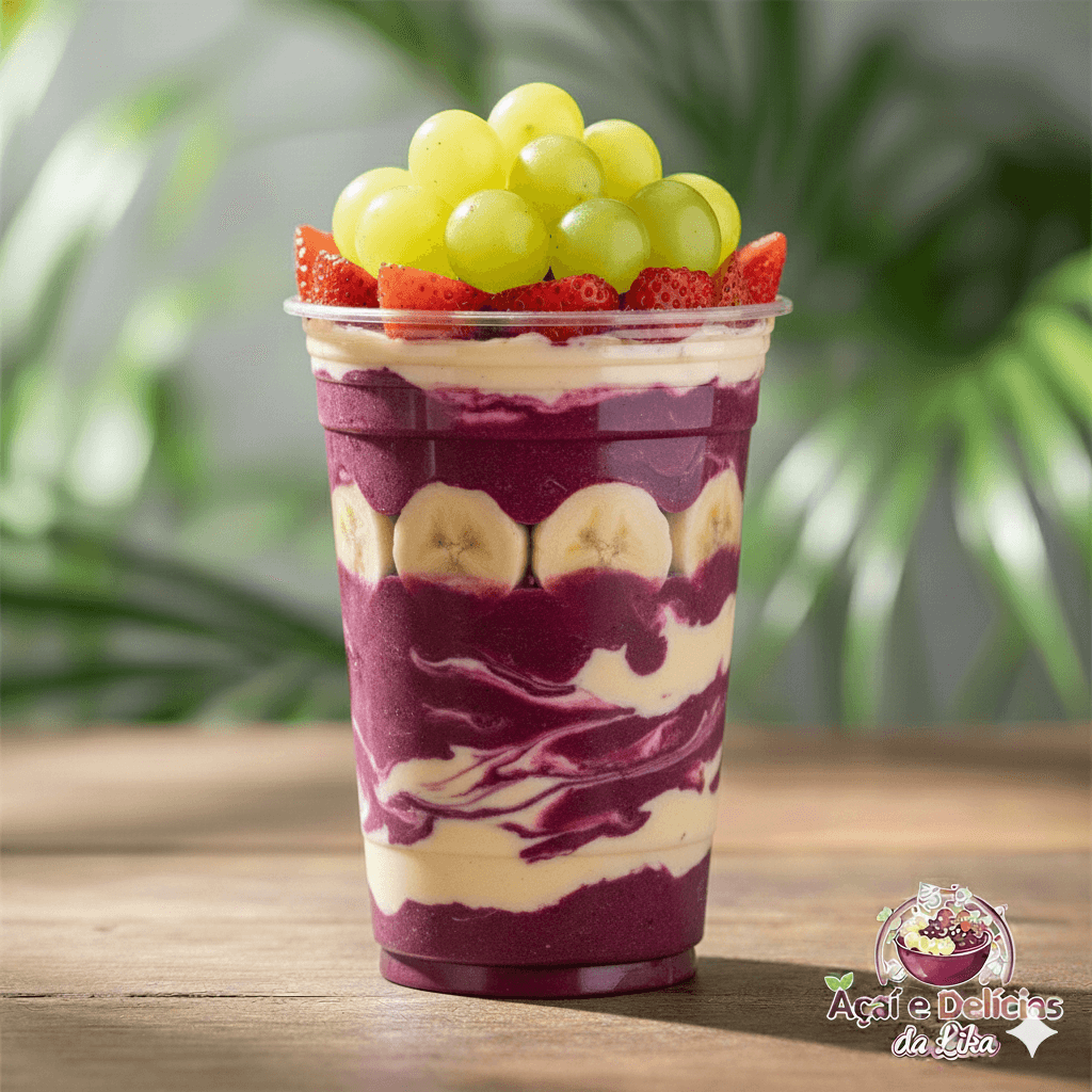 Casadinho (açaí e cupuaçu) + 3 Complementos a sua escolha 300 ml