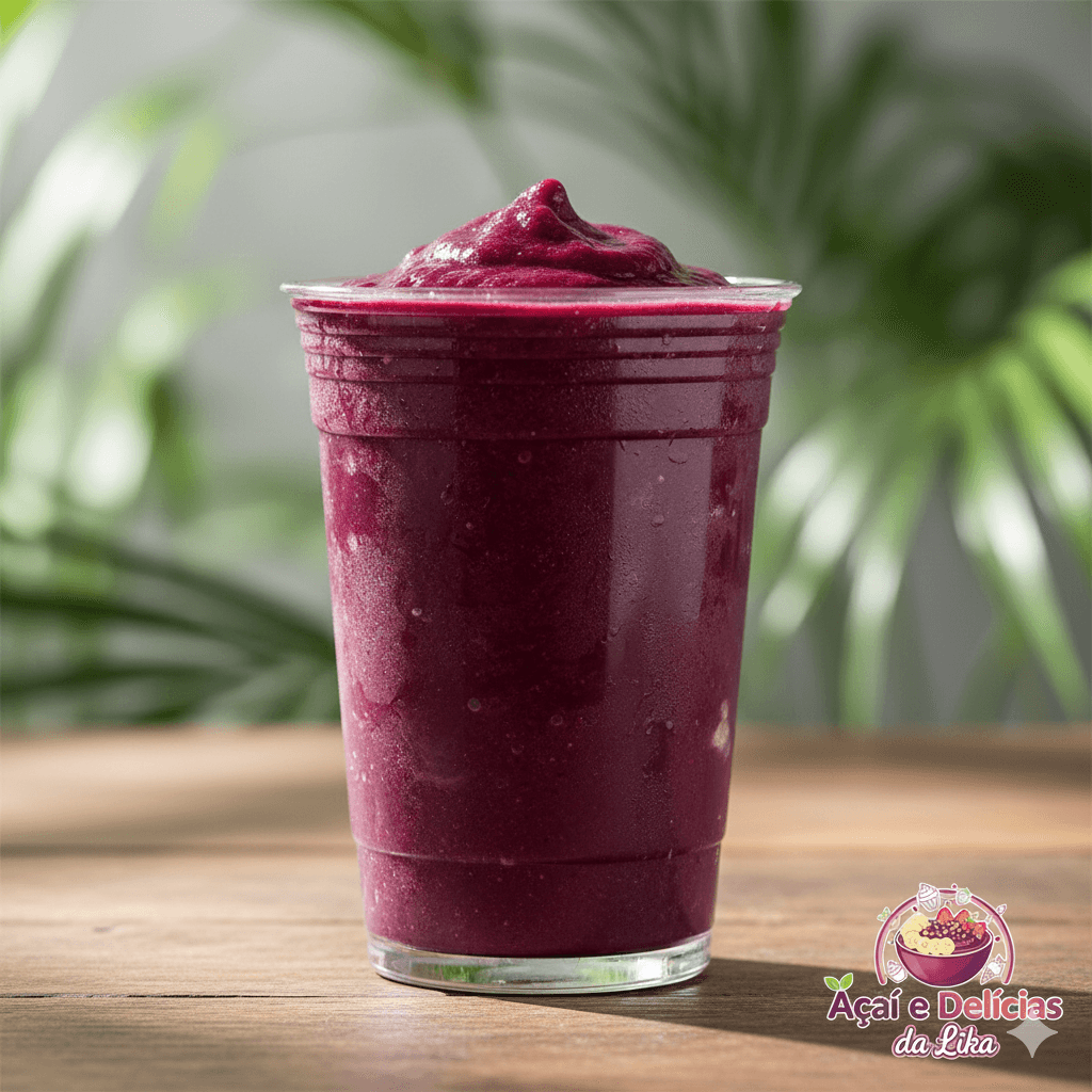 Açaí no copo puro com aprox. 300 ml