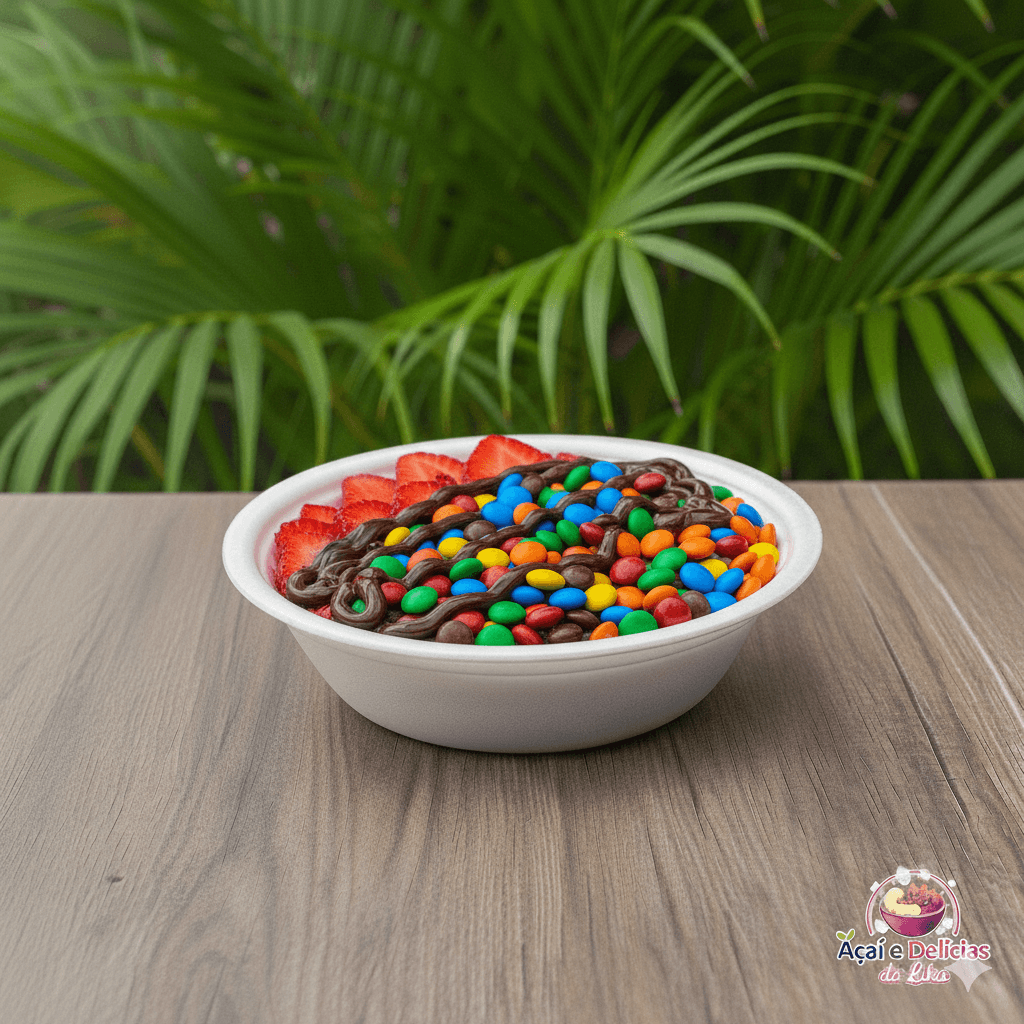 Açaí e/ou Cupuaçu na marmita + 5 complementos grátis - 700 ml