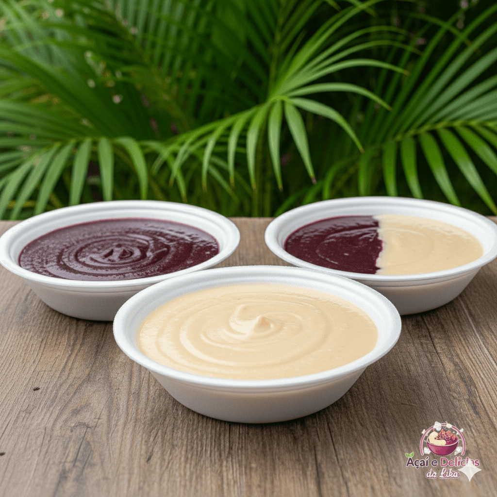 Açaí e/ou Cupuaçu na marmita puro com aprox. 500 ml